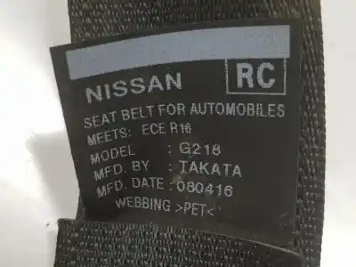 Автозапчасти б/у центральный задний ремень безопасности за nissan navara np300 pickup d23m acenta double cab 4x4 ссылки oem iam 888544kj0a  888544kj0a