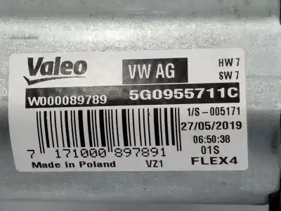 İkinci el araba yedek parçası arka silecek motoru için volkswagen t-roc 1.5 16v tsi act oem iam referansları 5g0955711c 5g0955711c 1141cb 2222dl 