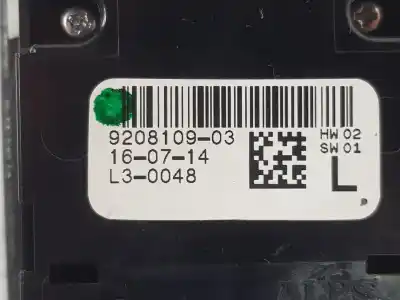 Piesă de schimb auto la mâna a doua panou comandã geamuri electrice fațã stânga pentru bmw serie 1 berlina 5p (f20) 2.0 116d referințe oem iam 61319208109  9208109