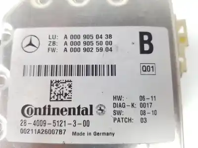Автозапчастина б/у електронний модуль для clase c clase c familiar 2.1 cdi посилання на oem iam a0009050438  a0009050438