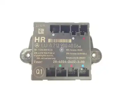 Second-hand car spare part electronic module for clase c clase c familiar 2.1 cdi oem iam references a2129004006
