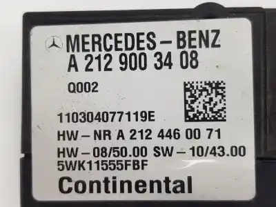 Автозапчастина б/у електронний модуль для clase c clase c familiar 2.1 cdi посилання на oem iam a2129003408  a2129003408