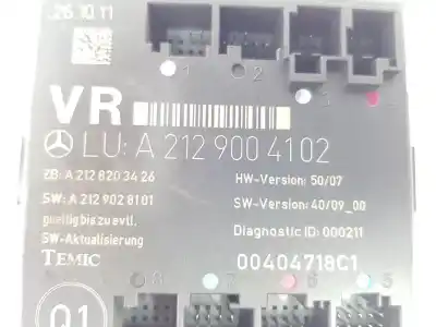 Автозапчасти б/у электронный модуль за clase c clase c familiar 2.1 cdi ссылки oem iam a2129004102  a2129004102