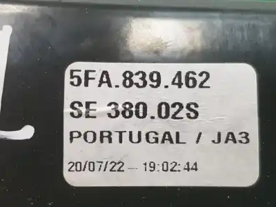 Автозапчастина б/у регулятор скла заднього правого для cupra sin definir sin definir посилання на oem iam 5fa839462  5fa839462