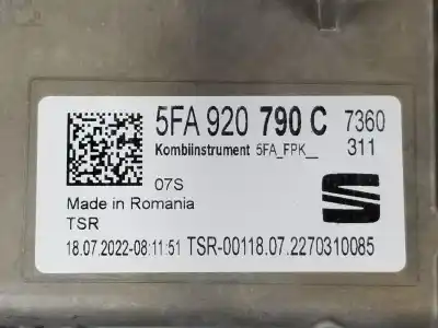 Автозапчастина б/у панель інструментів для cupra sin definir sin definir посилання на oem iam 5fa920790c  5fa920790c