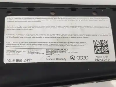 Second-hand car spare part front left side airbag for audi q7 (4l) 3.0 v6 24v tdi oem iam references 4l0880241  4l0880241