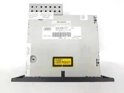 Second-hand car spare part audio system / radio cd for audi q7 (4l) 3.0 v6 24v tdi oem iam references 4l0035111