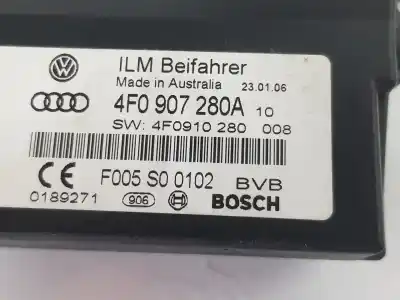 Second-hand car spare part electronic module for audi q7 (4l) 3.0 v6 24v tdi oem iam references 4f0907280a  4f0907280a