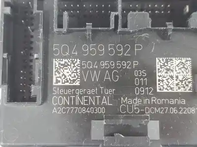 Second-hand car spare part electronic module for cupra sin definir sin definir oem iam references 5q4959592p  5q4959592p