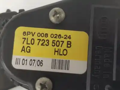 Second-hand car spare part accelerator pedal for audi q7 (4l) 3.0 v6 24v tdi oem iam references 7l0723507b  7l0723507b