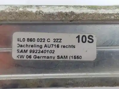 Second-hand car spare part roof bars for audi q7 (4l) 3.0 v6 24v tdi oem iam references 4l0860022c