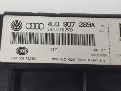Second-hand car spare part electronic module for audi q7 (4l) 3.0 v6 24v tdi oem iam references 4l0907289a  4l0907289a