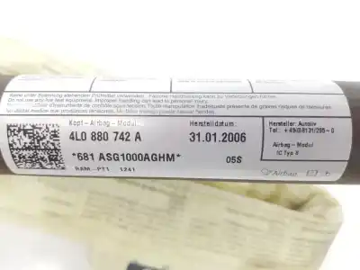Автозапчасти б/у передняя правая подушка безопасности за audi q7 (4l) 3.0 v6 24v tdi ссылки oem iam 4l0880742a  4l0880742a