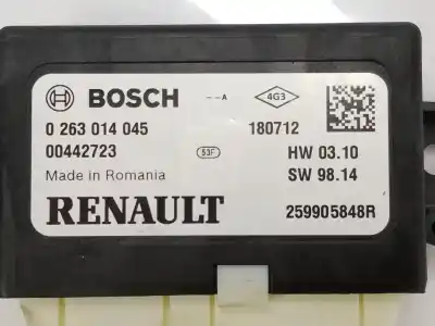 Second-hand car spare part electronic module for renault clio iv 0.9 oem iam references 259905848r  259905848r