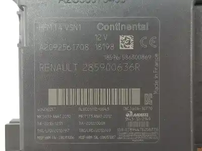 Second-hand car spare part start card / key reader for renault clio iv 0.9 oem iam references 285900636r  285900636r