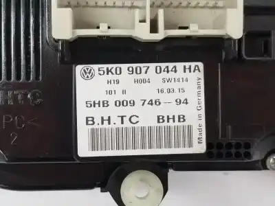Автозапчастина б/у клімат-контроль для volkswagen caddy ka/kb (2c) 1.6 tdi посилання на oem iam 5k0907044ha  5k0907044ha