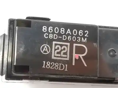 Second-hand car spare part rear right power window switch for mitsubishi outlander (cw0) 2.2 di-d cat oem iam references 8608a062  8608a062