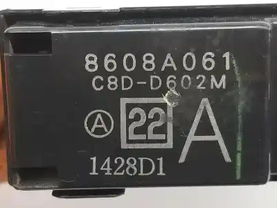 Second-hand car spare part right front power window switch for mitsubishi outlander (cw0) 2.2 di-d cat oem iam references 8608a061  8608a061