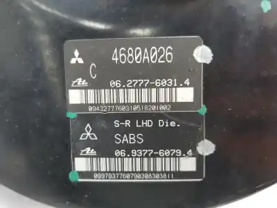 Second-hand car spare part brake servo for mitsubishi outlander (cw0) 2.2 di-d cat oem iam references 4630a109  4630a109