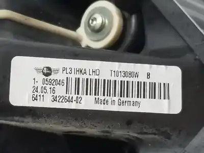 Peça sobressalente para automóvel em segunda mão VENTILADOR DE AQUECIMENTO por MINI COUNTRYMAN (R60)  Referências OEM IAM 64113422644  64113422644