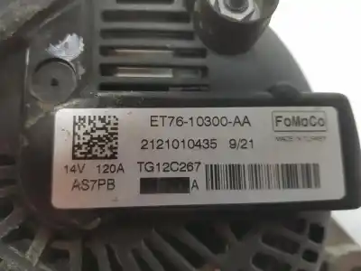 Автозапчастина б/у генератор для ford transit connect (chc) 1.6 furgon 200 l1 ambiente посилання на oem iam 2051880  et7610300aa