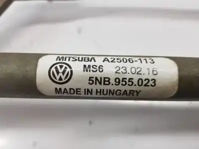 Автозапчастина б/у двигатель передніх склоочисників для volkswagen tiguan (ad1, ax1) 2.0 tdi посилання на oem iam 5nb955023  5nb955119