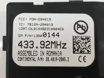 Автозапчастина б/у електронний модуль для opel astra j sedán 1.7 cdti (69) посилання на oem iam 13500144  13500144