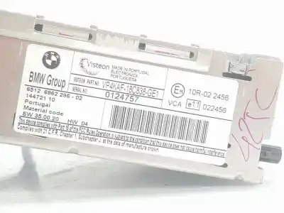 Pezzo di ricambio per auto di seconda mano IMPIANTO AUDIO / RADIO CD per BMW SERIE 1 BERLINA (E81/E87)  Riferimenti OEM IAM 65126962296  6962296