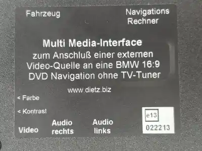 Second-hand car spare part electronic module for bmw serie 3 cabrio (e46) 2.5 24v oem iam references 1355505  1355505