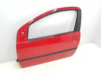 Peça sobressalente para automóvel em segunda mão porta da frente esquerda por citroen c1 1.0 referências oem iam 9002w8 9002w8 color rojo 3p0 