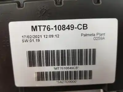 Автозапчасти б/у приборная доска за ford transit connect (chc) 1.6 furgon 200 l1 ambiente ссылки oem iam 2356851  mt7610849cb