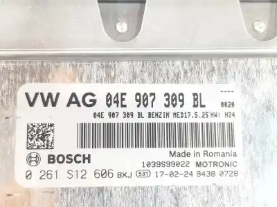 Second-hand car spare part ecu engine control for seat leon (5f1) 1.2 tsi oem iam references 04e907309bl  04e907309bl