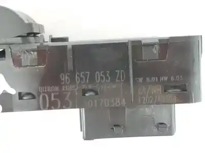 Peça sobressalente para automóvel em segunda mão botão / interruptor elevador vidro dianteiro esquerdo por citroen ds4 1.6 blue-hdi fap referências oem iam 6490sr  6490sr