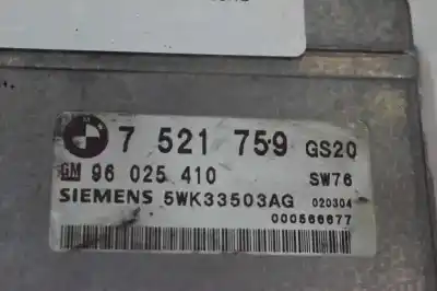 Second-hand car spare part automatic gearbox control unit for bmw 3 (e46) 330 xd oem iam references 7521759  96025410 5wk33503ag