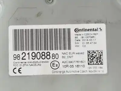 Pièce détachée automobile d'occasion système audio / radiocd pour citroen ds4 1.6 blue-hdi fap références oem iam 9821908880 1629119380 