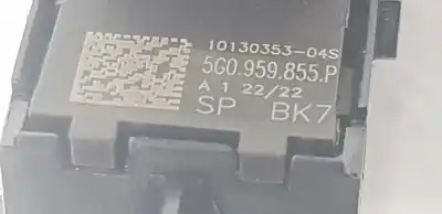 Peça sobressalente para automóvel em segunda mão botão / interruptor elevador vidro dianteiro direito por seat ibiza 1.0 tsi referências oem iam 5g0959855p