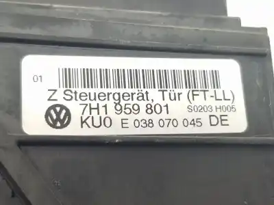 Peça sobressalente para automóvel em segunda mão motor elevador vidro dianteiro esquerdo por volkswagen t5 transporter/furgoneta 1.9 tdi cat (axb) referências oem iam 7h1959801a 7h1959801a 