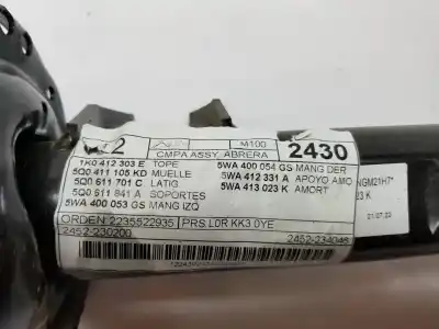 Second-hand car spare part front right shock absorber for cupra leon 1.5 16v tsi act oem iam references 5wa413023k