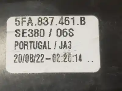 Second-hand car spare part driver left window regulator for cupra leon 1.5 16v tsi act oem iam references 5fa837461b  5fa837461b