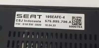 Pezzo di ricambio per auto di seconda mano modulo elettronico per seat ibiza 1.0 tsi riferimenti oem iam 575035736a  575035736a