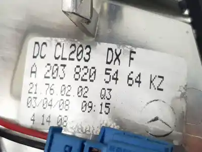 Автозапчасти б/у внутренний правый задний фонарь за mercedes-benz clase clc (cl203) clc 2.2 cdi cat ссылки oem iam a2038205464  a2038205464