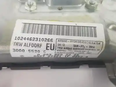 Автозапчастина б/у передня права бічна подушка безпеки для mercedes-benz clase clc (cl203) clc 2.2 cdi cat посилання на oem iam a2038602205  a2038602205