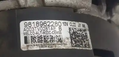 Pezzo di ricambio per auto di seconda mano ALTERNATORE per CITROEN JUMPY FUGÓN  Riferimenti OEM IAM 9818962280  9818962280