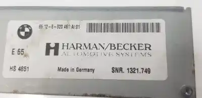 Автозапчастина б/у електронний модуль для bmw 7 (e65, e66, e67) 735 i, li посилання на oem iam 65126920461  6920461