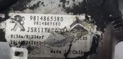 Second-hand car spare part air conditioning compressor for citroen celysée 1.6 bluehdi fap oem iam references 9806599380  9806599380