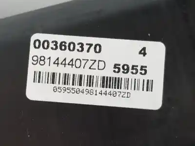 Peça sobressalente para automóvel em segunda mão botão / interruptor elevador vidro dianteiro direito por citroen jumpy fugón 2.0 blue-hdi fap referências oem iam 98144407zd  98144407zd