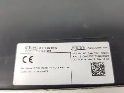 Second-hand car spare part electronic module for ds 4 style oem iam references 9801695280  9801695280