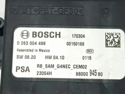 Second-hand car spare part electronic module for ds 4 style oem iam references 9800094580  9800094580