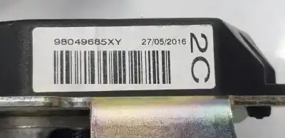 Tweedehands auto-onderdeel centrale veiligheidsriem achter voor citroen celysée 1.6 bluehdi fap oem iam-referenties 98049685xy