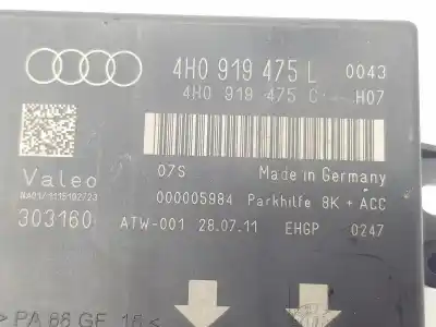 Автозапчасти б/у электронный модуль за audi a6 c7 avant (4g5, 4gd) 3.0 tdi ссылки oem iam 4h0919475l